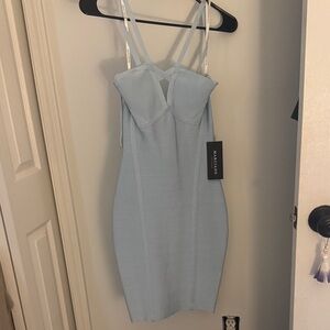 Blue Bandage Dress